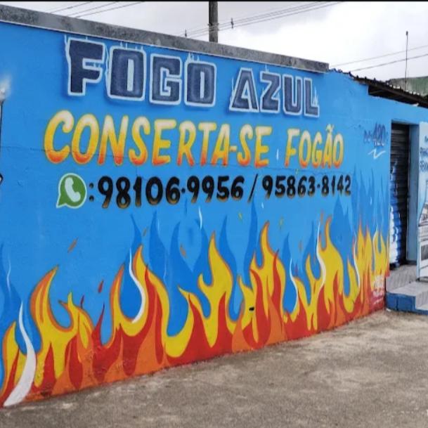 fogo azul
