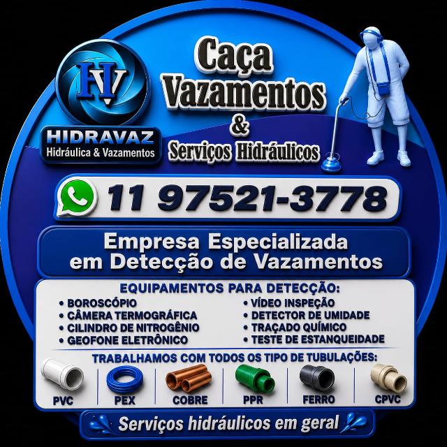 Hidravaz | Caça Vazamentos e Reparos Hidráulicos