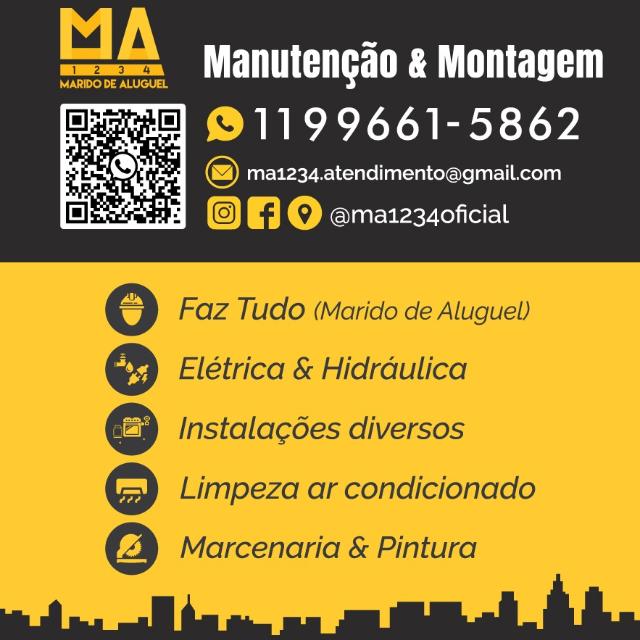 MA 1234 Marido de Aluguel Encanador e Eletricista Jardim paulista