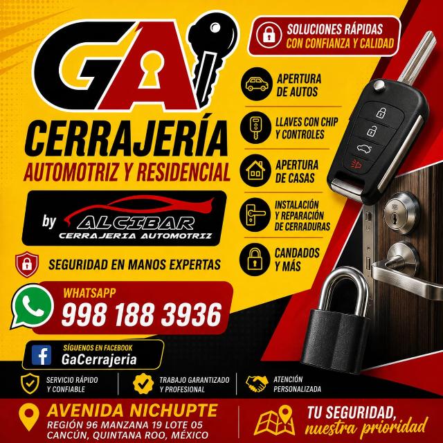 GA Cerrajería Automotriz