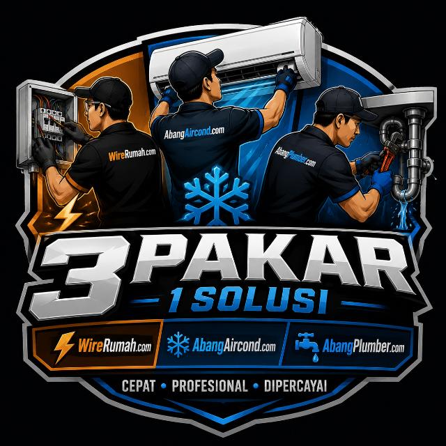 Wiring, Aircond dan Plumber