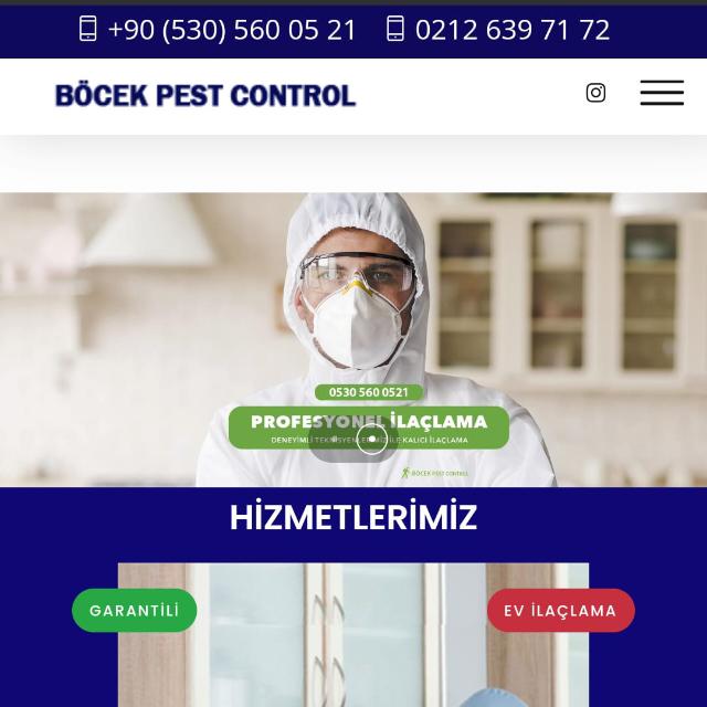 Böcek İlaçlama Pest Control